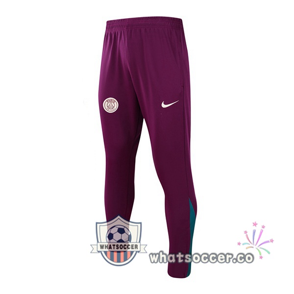 Paris PSG Soccer Pants Purple 2024-2025