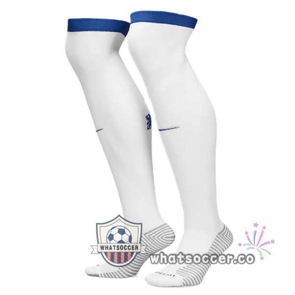 FC Chelsea Home Soccer Socks White 2024-2025