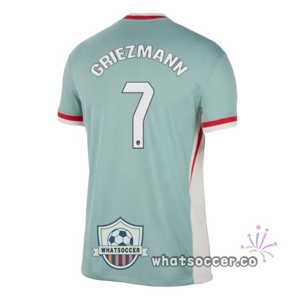 Atletico Madrid (GRIEZMANN 7) Away Soccer Jerseys Green 2024-2025