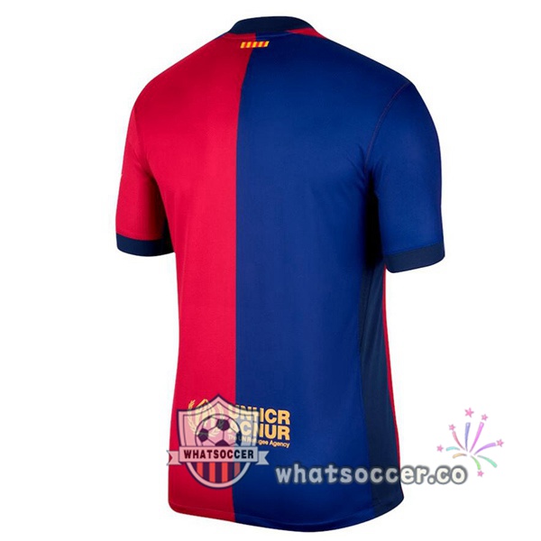 FC Barcelona Home Soccer Jerseys Blue Red 2024-2025