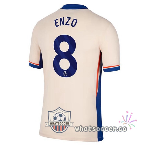 FC Chelsea (Enzo 8) Away Soccer Jerseys Yellow 2024-2025
