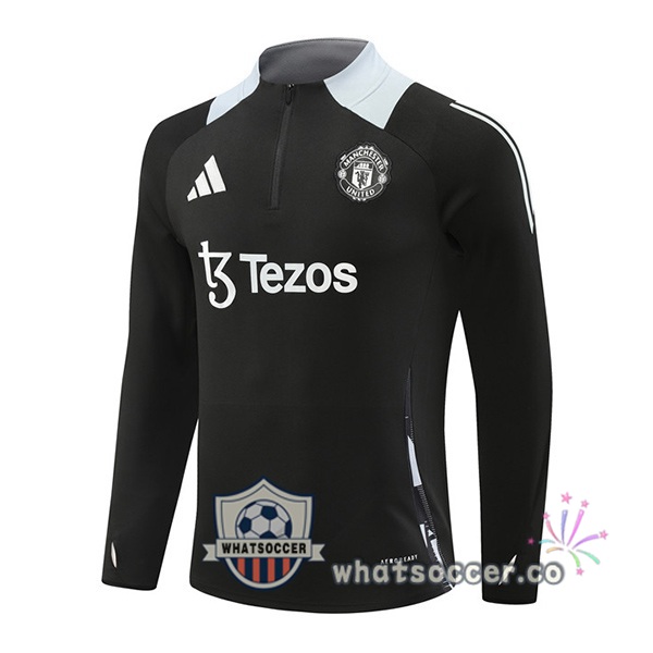 Soccer Sweater Manchester United Black 2024-2025