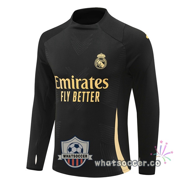 Soccer Sweater Real Madrid Black 2024-2025