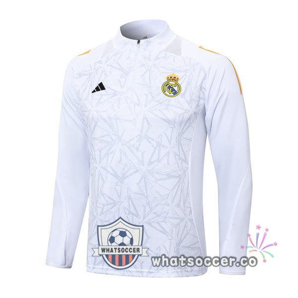 Soccer Sweater Real Madrid White 2024-2025
