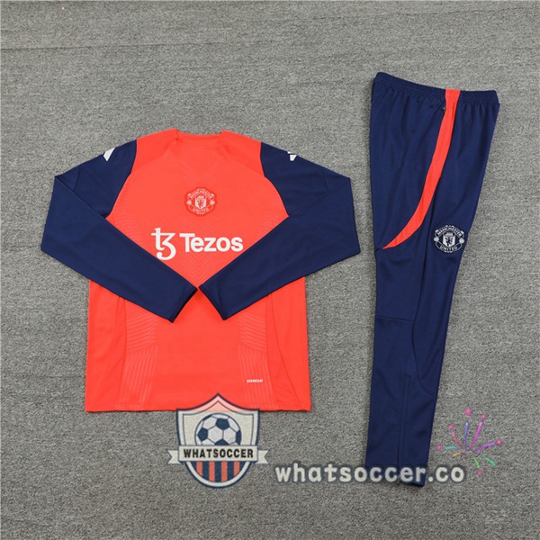 Tracksuit Manchester United Orange 2024-2025