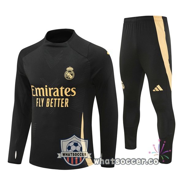 Tracksuit Real Madrid Black 2024-2025