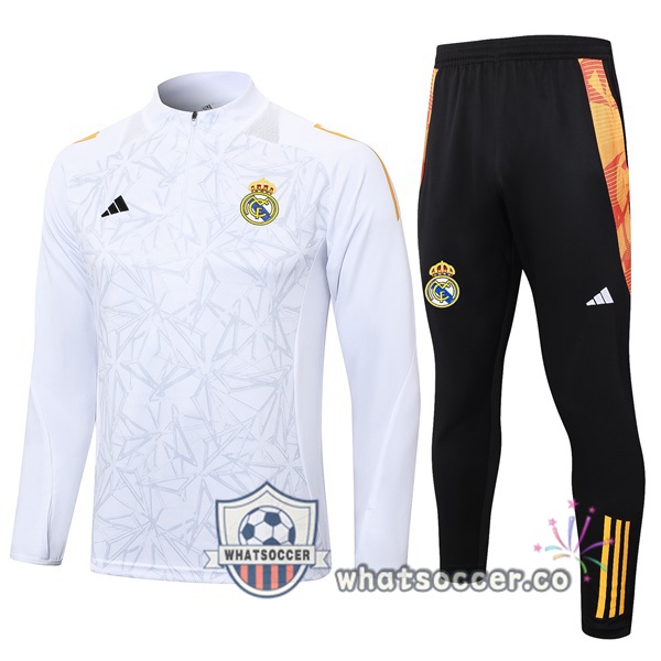 Tracksuit Real Madrid White 2024-2025