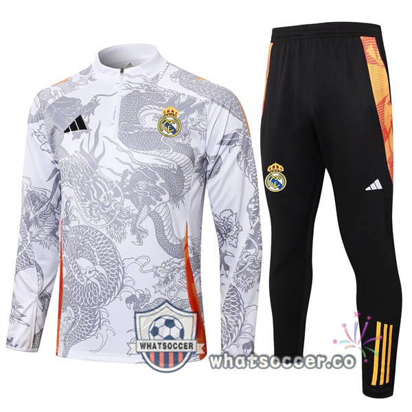 Tracksuit Real Madrid White 2024-2025