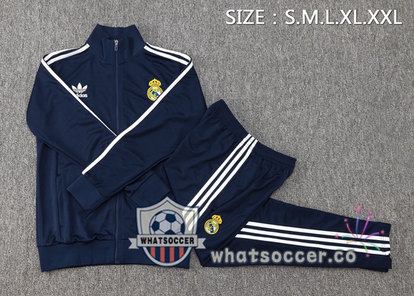 Training Jacket Real Madrid Blue Royal 2024-2025