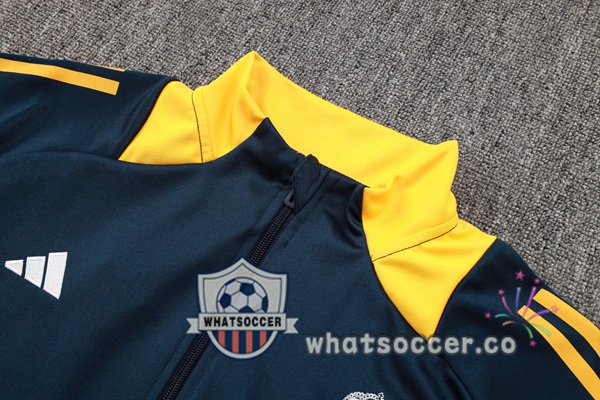 Training Jacket Real Madrid Blue Royal Yellow 2024-2025