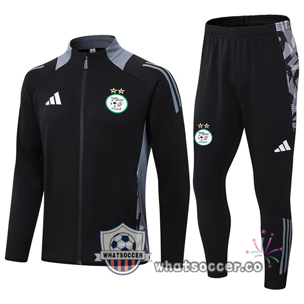 Training Jacket Algeria Black 2024-2025