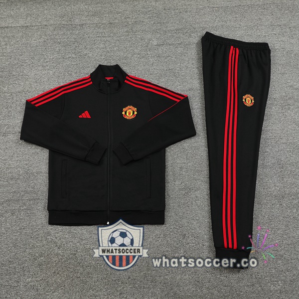 Training Jacket Manchester United Black 2024-2025