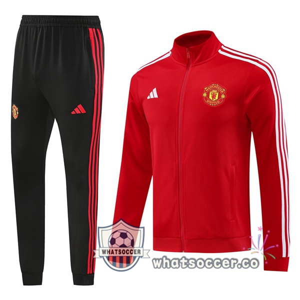 Training Jacket Manchester United Red 2024-2025