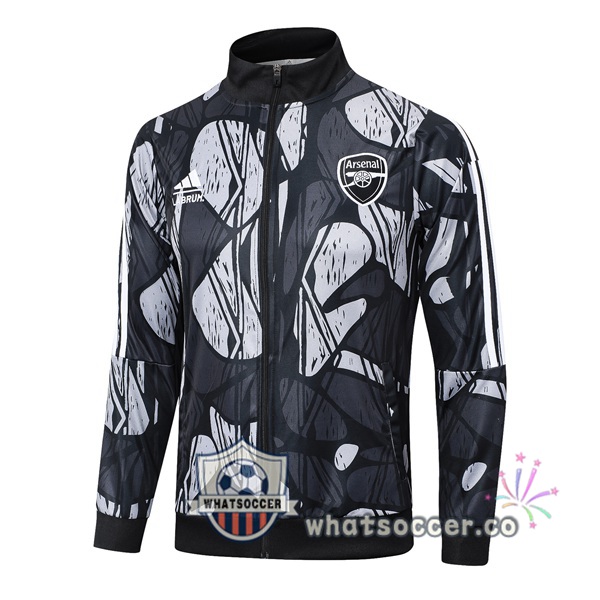 Soccer Jacket Arsenal Black 2024-2025