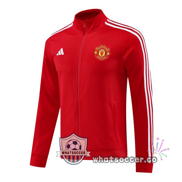 Soccer Jacket Manchester United Red 2024-2025