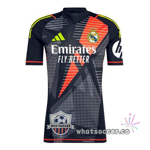 Real Madrid Goalkeeper Soccer Jerseys Black 2024-2025