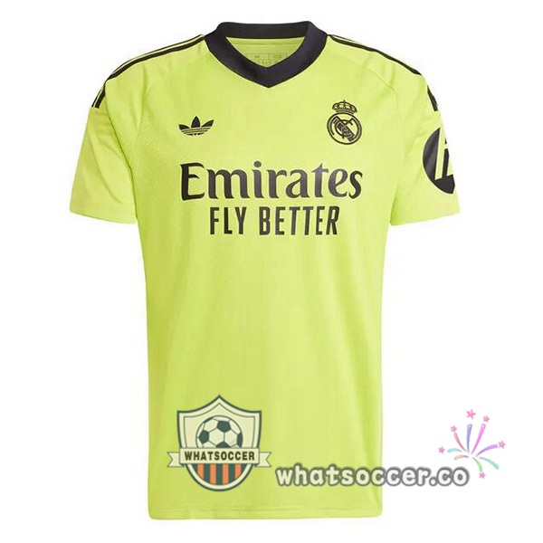 Real Madrid Goalkeeper Soccer Jerseys Yellow 2024-2025