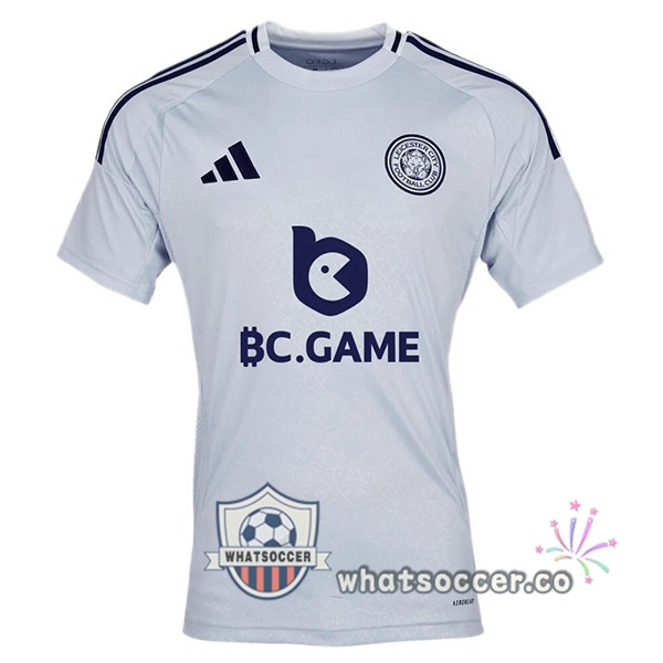 Leicester City Third Soccer Jerseys Gray 2024-2025