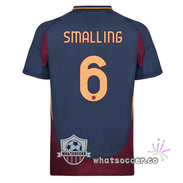 AS Roma (SMALLING 6) Third Soccer Jerseys Blue Royal 2024-2025
