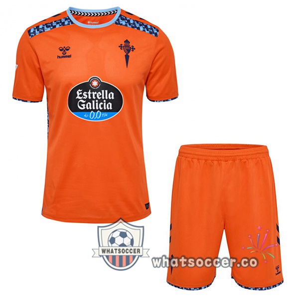 Celta Vigo Kids Third Soccer Jerseys Orange 2024-2025