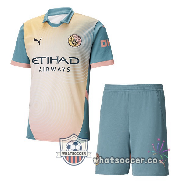 Manchester City Kids Definitely City Yellow Blue 2024-2025