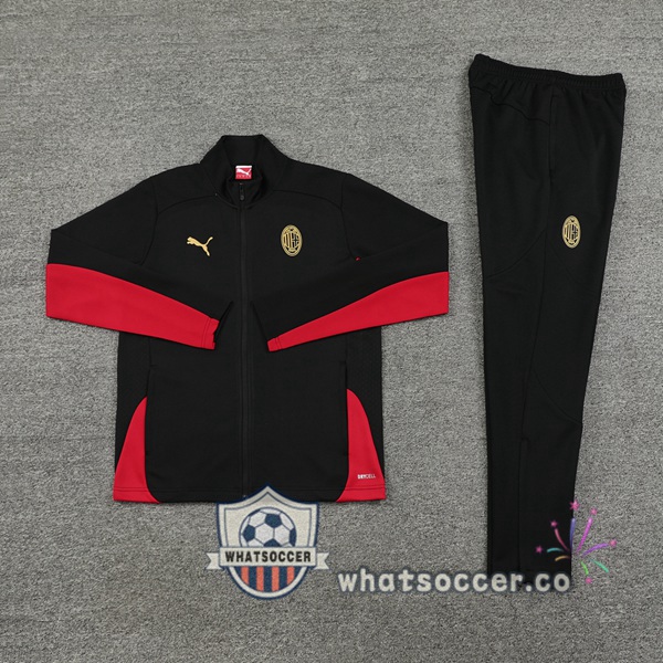 Training Jacket AC Milan Black 2024-2025