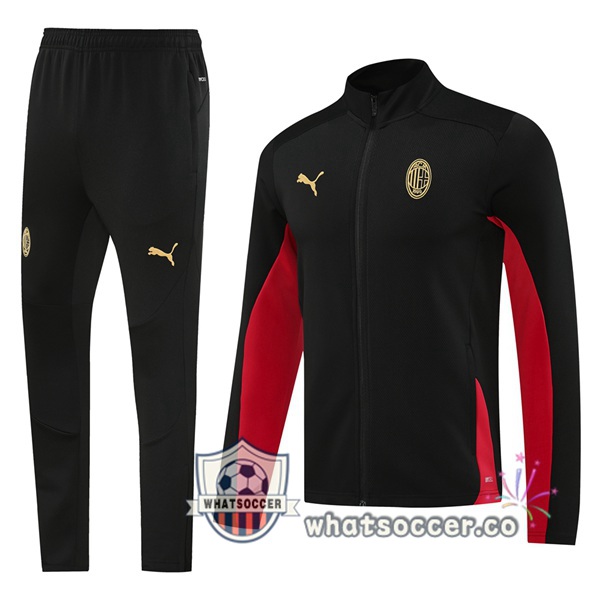 Training Jacket AC Milan Black 2024-2025