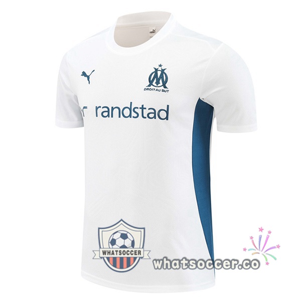Olympique de Marseille Training T-Shirts White 2024-2025