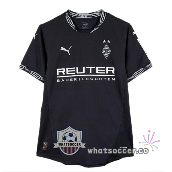 Monchengladbach Third Soccer Jerseys Black 2024-2025