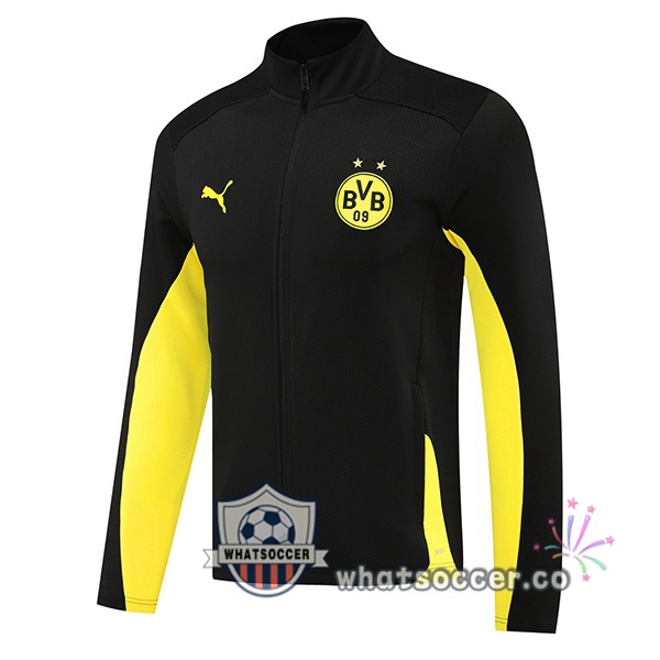 Soccer Jacket Dortmund BVB Black 2024-2025
