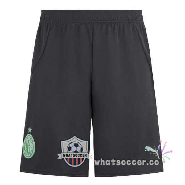 AC Milan Third Soccer Shorts Black 2024-2025