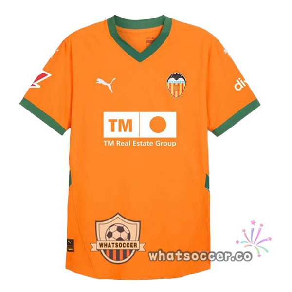 Valencia CF Third Soccer Jerseys Orange 2024-2025