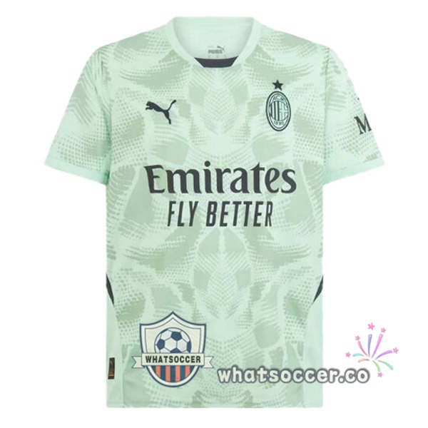 AC Milan Goalkeeper Soccer Jerseys Green 2024-2025