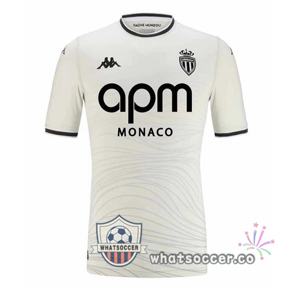 AS Monaco Third Soccer Jerseys White 2024-2025