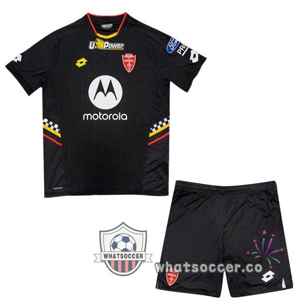 AC Monza Kids Third Soccer Jerseys Black 2024-2025