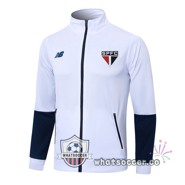Soccer Jacket Sao Paulo FC White 2024-2025