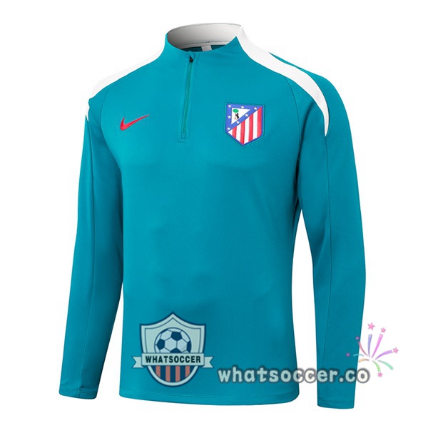 Soccer Sweater Atletico Madrid Blue 2024-2025