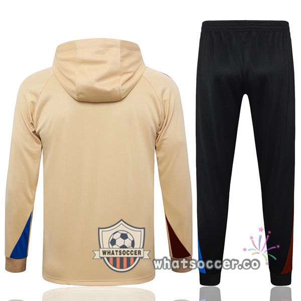 Tracksuit - Hooded FC Barcelona Yellow 2024-2025