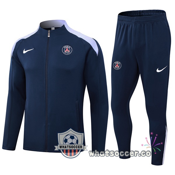Training Jacket Paris PSG Blue Royal 2024-2025