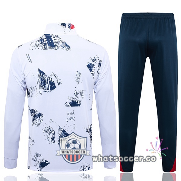 Training Jacket Paris PSG White 2024-2025