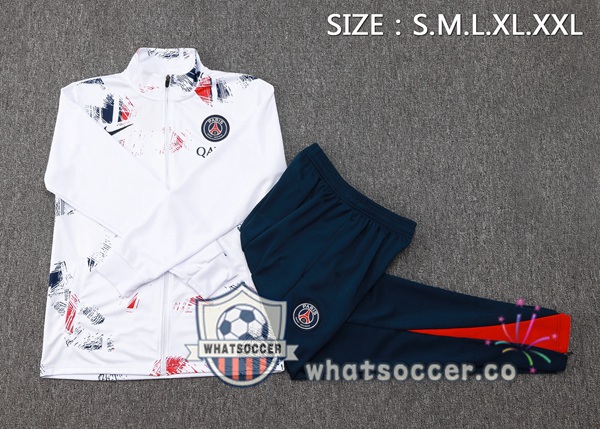 Training Jacket Paris PSG White 2024-2025