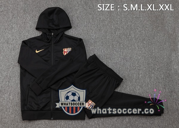 Tracksuit - Windbreaker FC Barcelona Black 2024-2025