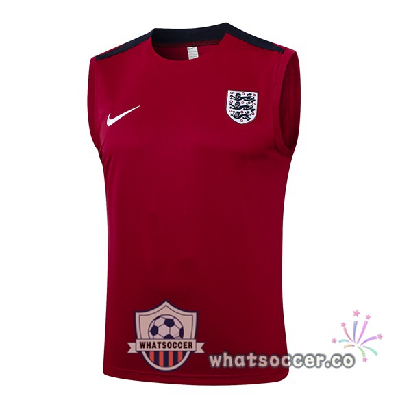 England Soccer Vest Red 2024-2025