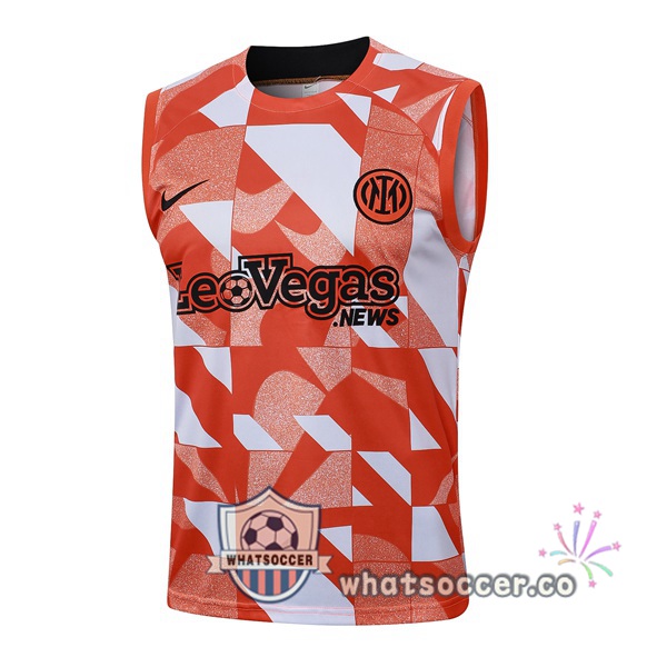 Inter Milan Soccer Vest Orange 2024-2025