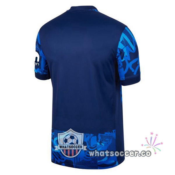 Atletico Madrid Third Soccer Jerseys Blue 2024-2025