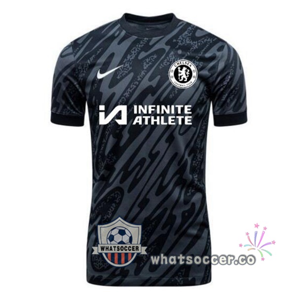 FC Chelsea Goalkeeper Soccer Jerseys Black 2024-2025