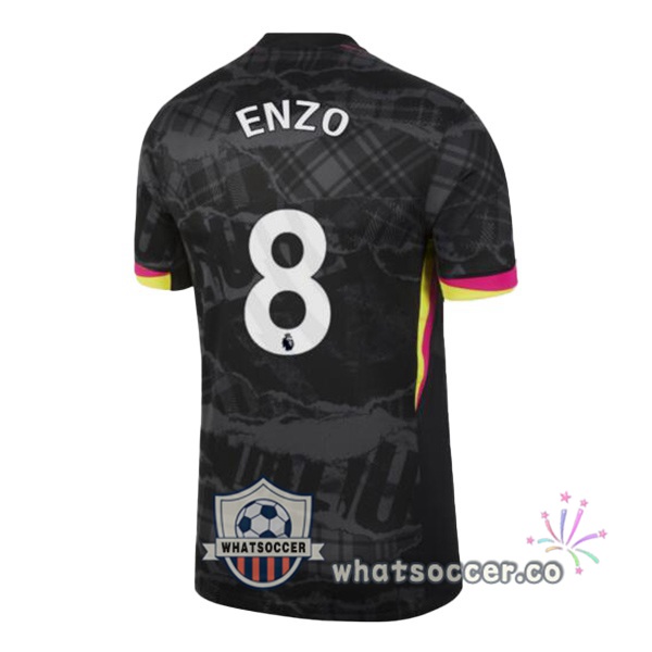FC Chelsea (Enzo 8) Third Soccer Jerseys Black 2024-2025