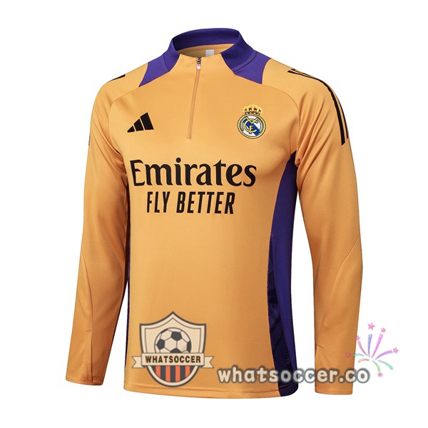 Soccer Sweater Real Madrid Orange 2025-2026