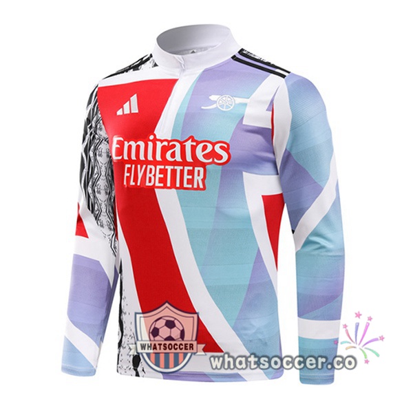 Soccer Sweater Arsenal Red White 2025-2026