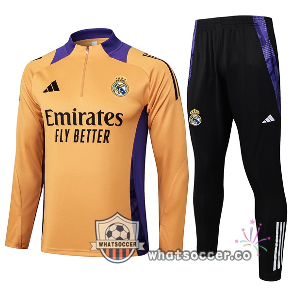 Tracksuit Real Madrid Orange 2025-2026